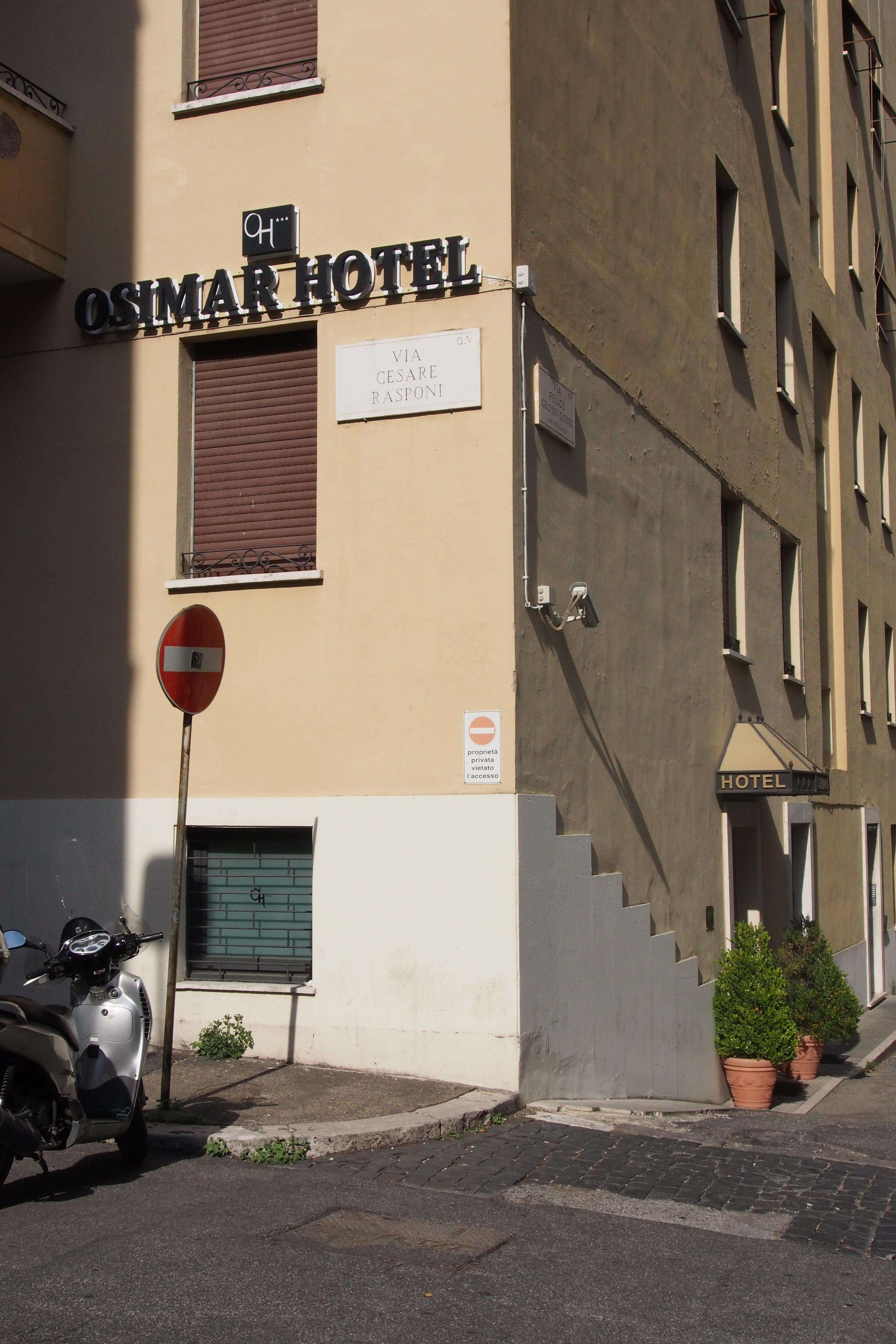 Hotel Osimar Řím Exteriér fotografie